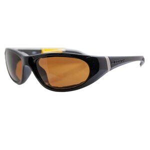 Liberty Sport Men's ACLIB015 ESCAPADE Shiny Black / Brown Tinted Sunglasses